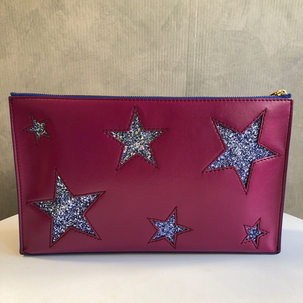 STELLA McCARTNEY ステラ マッカートニークラッチバッグ ラメ-