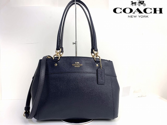  beautiful goods * free shipping * Coach COACH luxury leather Carry all 2Way shoulder bag tote bag 