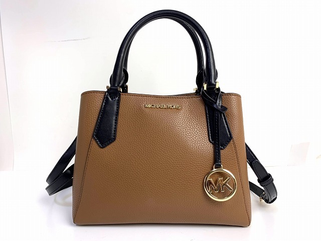 極美品★送料無料 マイケルコース MICHAEL KORS レザー 2Way ショルダーバッグ トートバッグ ハンドバッグ_画像1