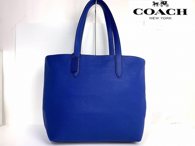 COACH(コーチ)ペブルドレザートートバッグ 美品-