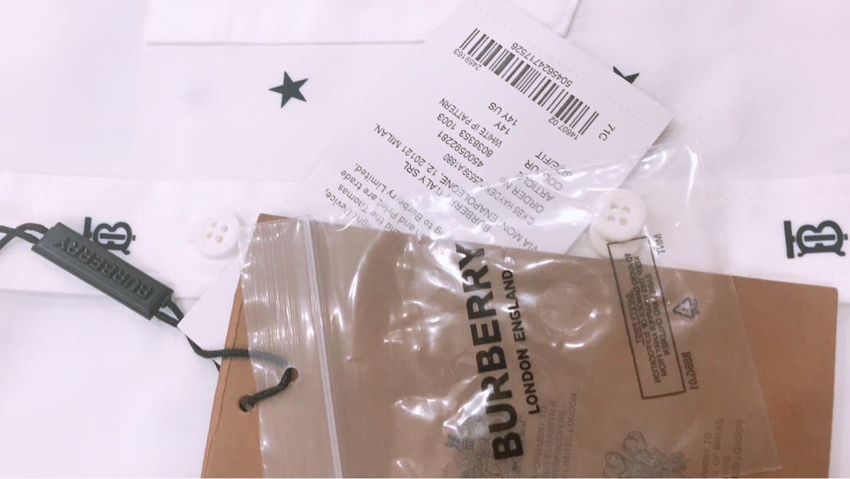 新品 タグ付き Burberry TBロゴ シャツ カッター 14Y | noonanwaste.com