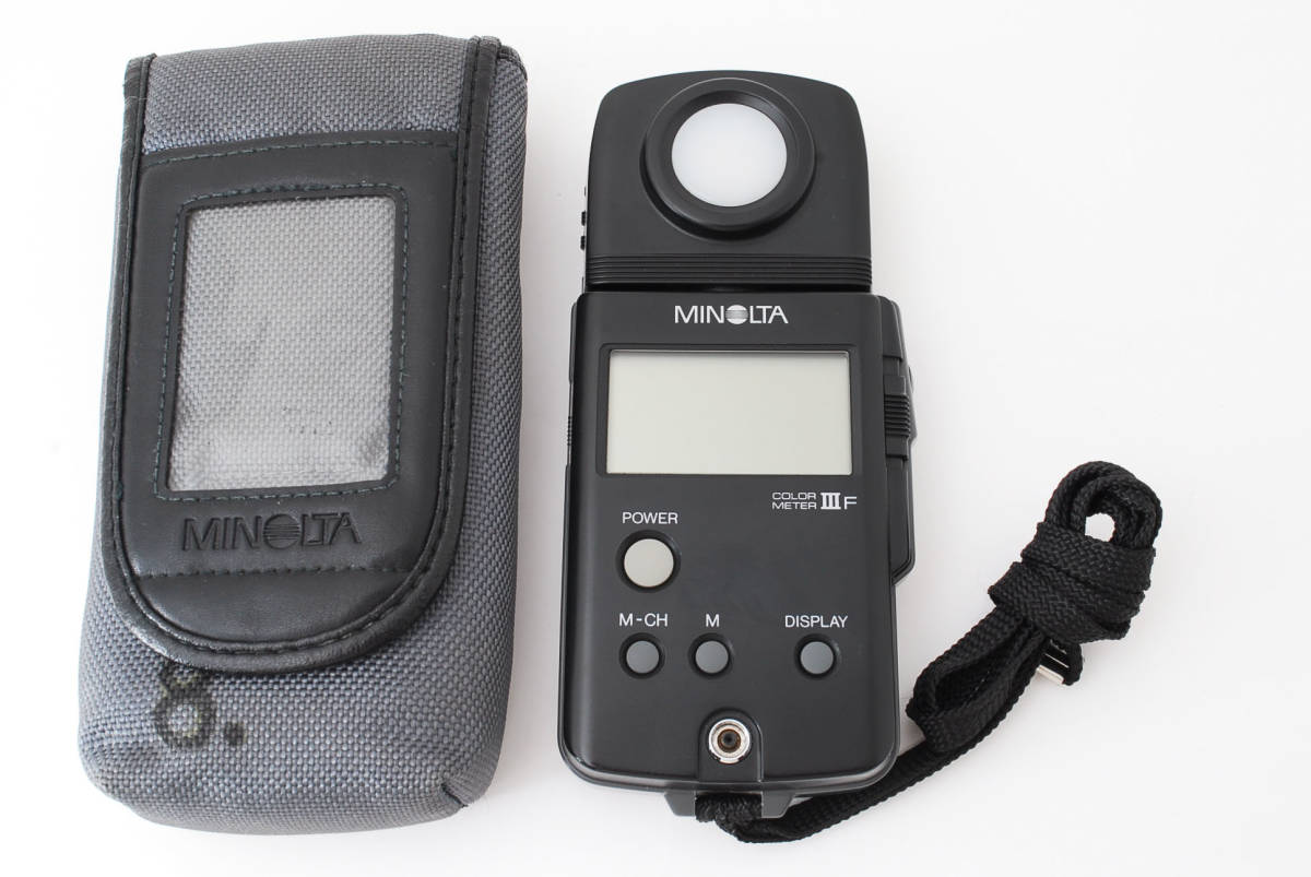 MINOLTA COLOR METER IIIF Minolta color meter IIIF light meter [ electrification possible * Junk ] #3993