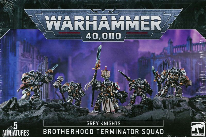 送料無料 新品 グレイナイト ブラザーフッド・ターミネイター・スカッド [57-09] ウォーハンマー 40000 Warhammer 40k_画像1