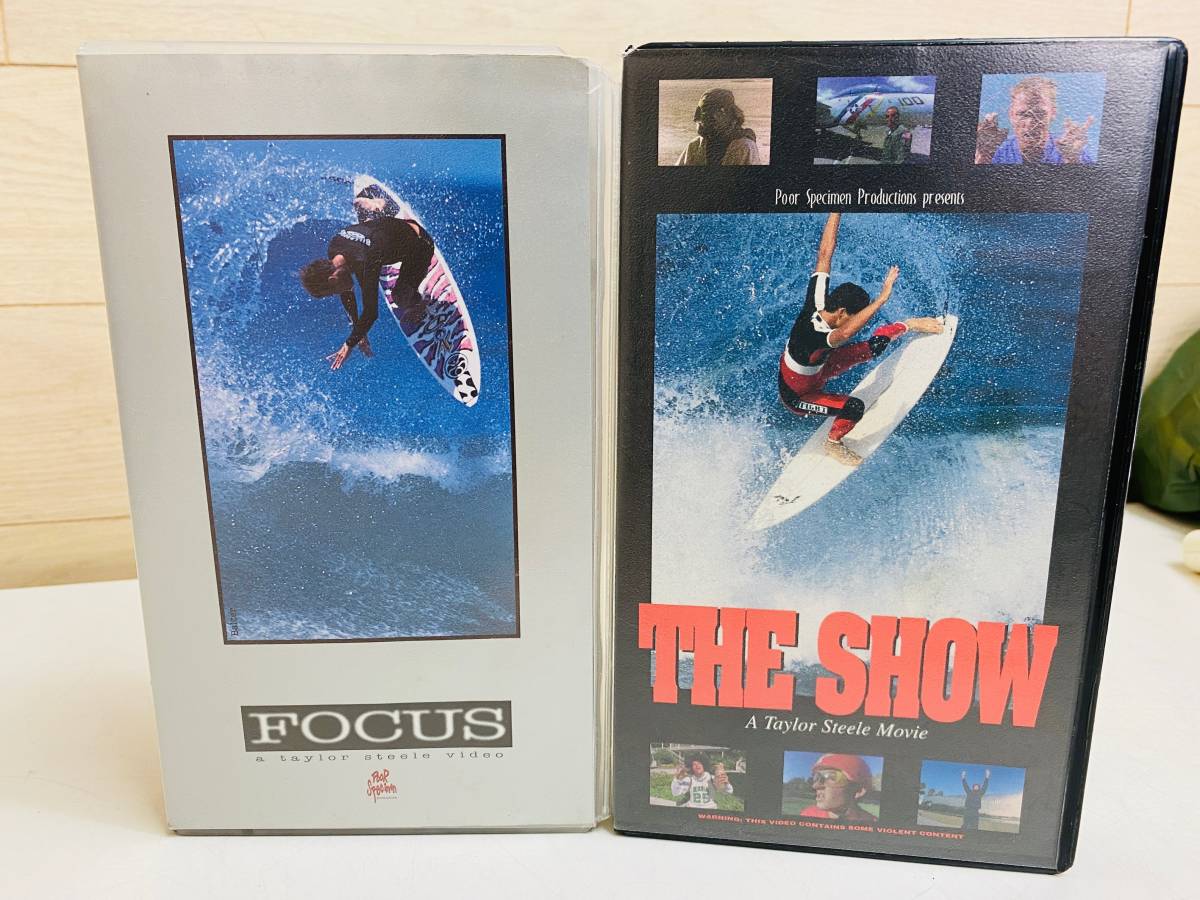  hard-to-find rare rare goods surfing VHS/ video 5 pcs set abroad Surf Movie lgood times/loose chance/focus/the show/ Endless summer 2