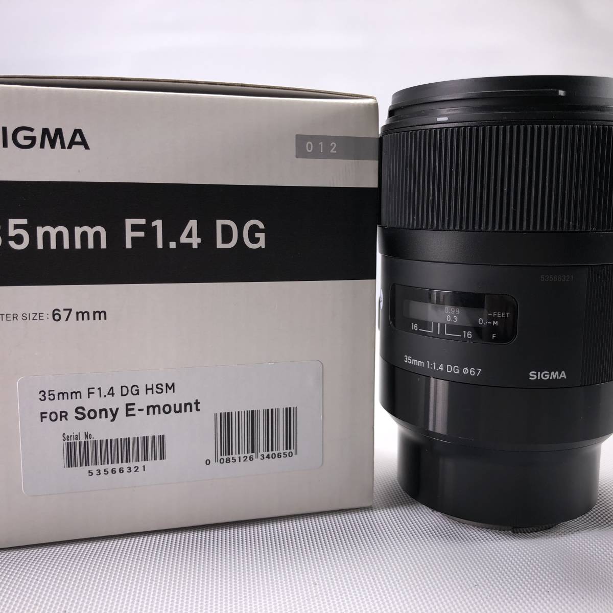 SIGMA 35mm F1.4 DG HSM(ソニーEマウント) 良品 - レンズ(単焦点)