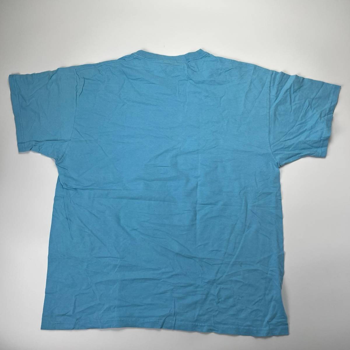XL フルーツオブザルーム FRUIT OF THE LOOM Tシャツ ライトブルー basketball リユース ultramto_画像3