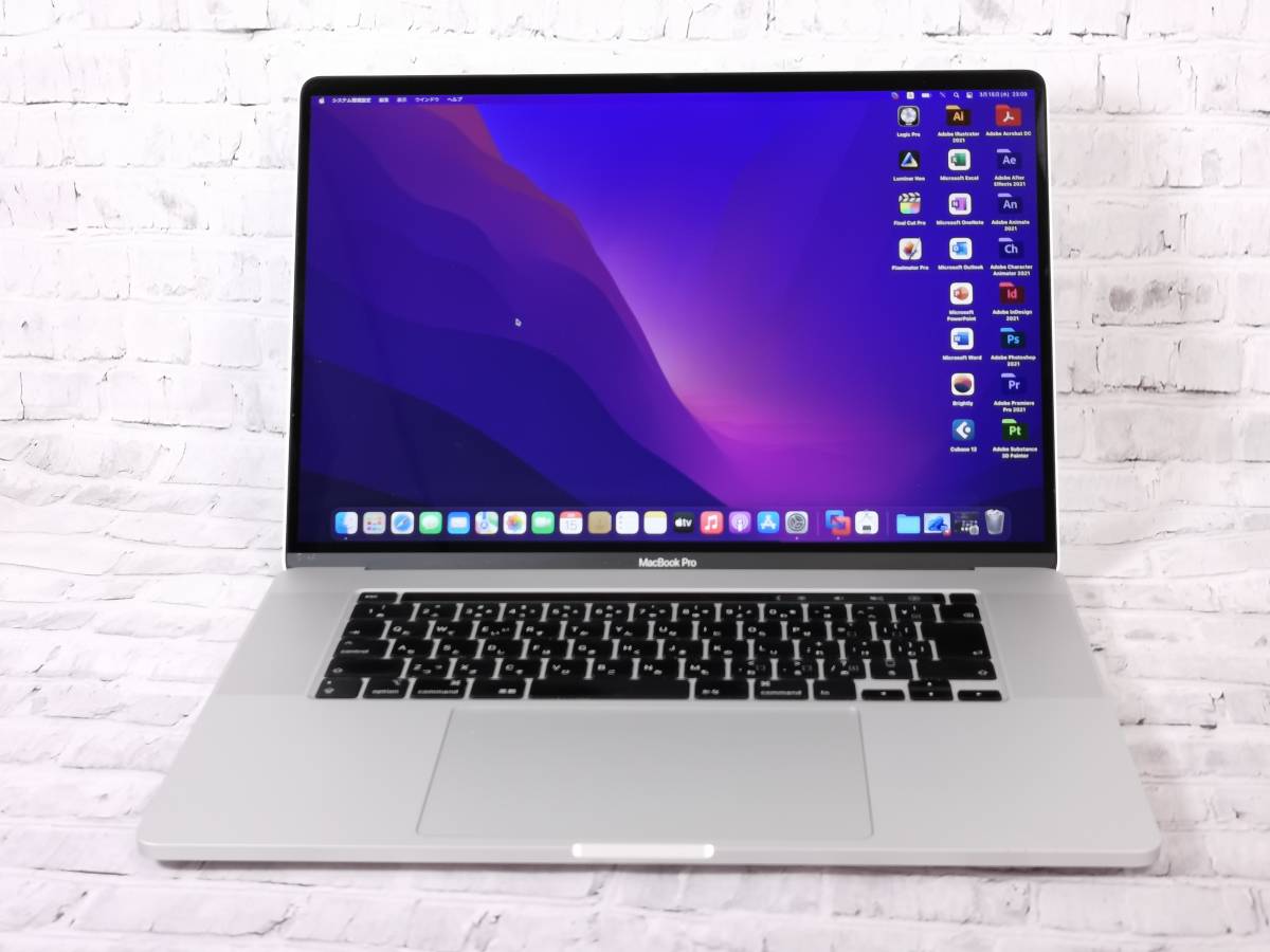 MacBook Pro 16.0-inch 2019年/ Core_i9 2.4GHz 16GB SSD512GB