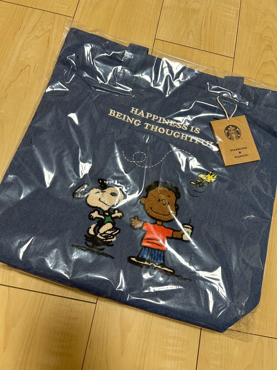 トートバッグ　スターバックス　スヌーピー　PEANUTS