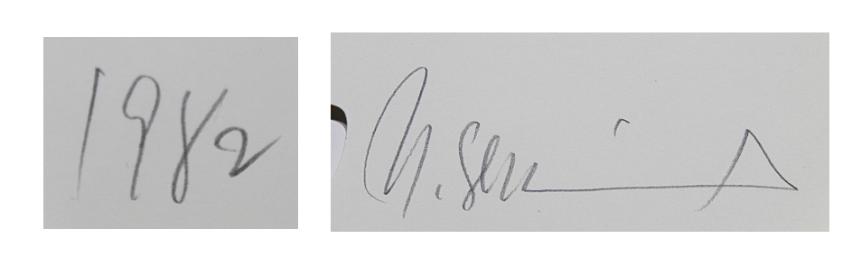 ■⑫関根伸夫 【空の穴のような】 オリジナルカタログ 1982年 凸版箔押し 型抜き 直筆サイン 限定1000部_画像4