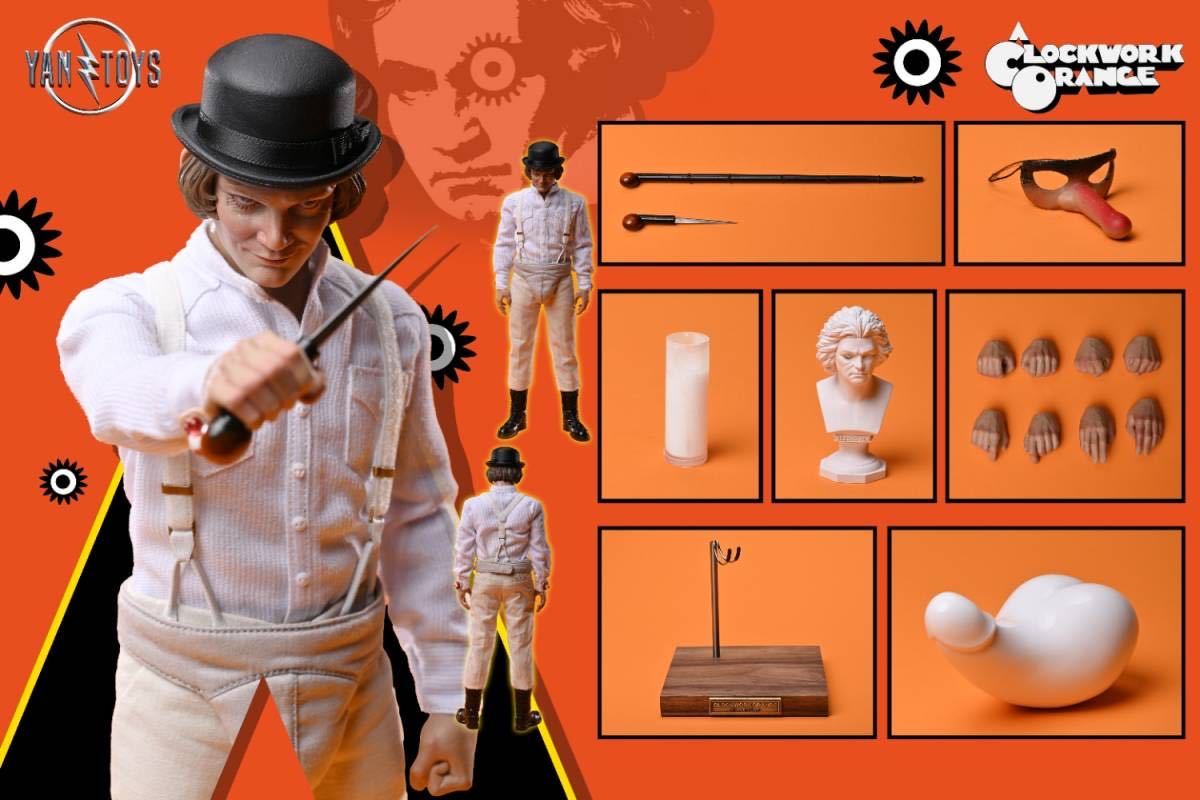 YAN TOYS 1/6 時計じかけのオレンジ アレックス 未開封新品 JR01 Alex 検) ホットトイズ キューブリック A Clockwork Orange YANTOYS
