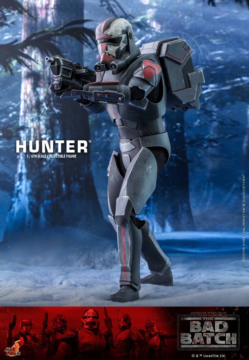 ホットトイズ 1/6 スター・ウォーズ バッド・バッチ ハンター マンダ