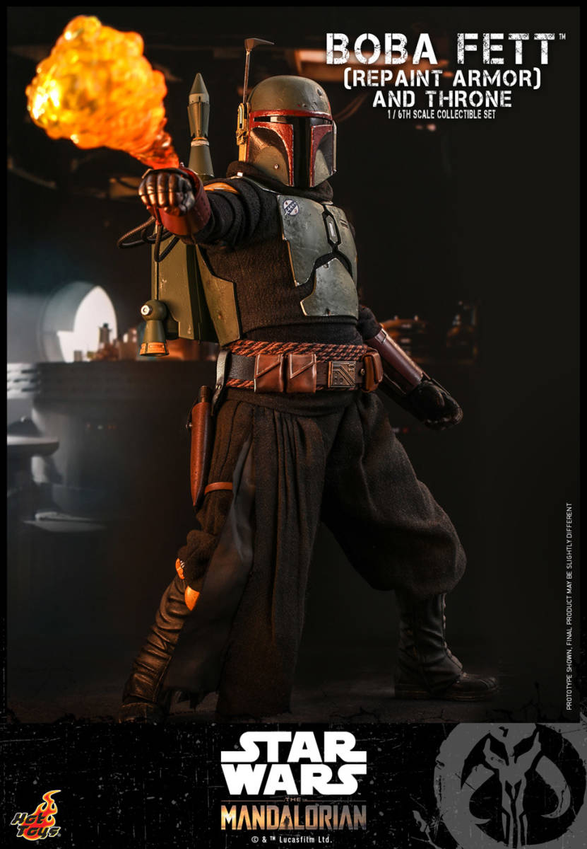 ホットトイズ 1/6 マンダロリアン ボバ・フェット (リペイント