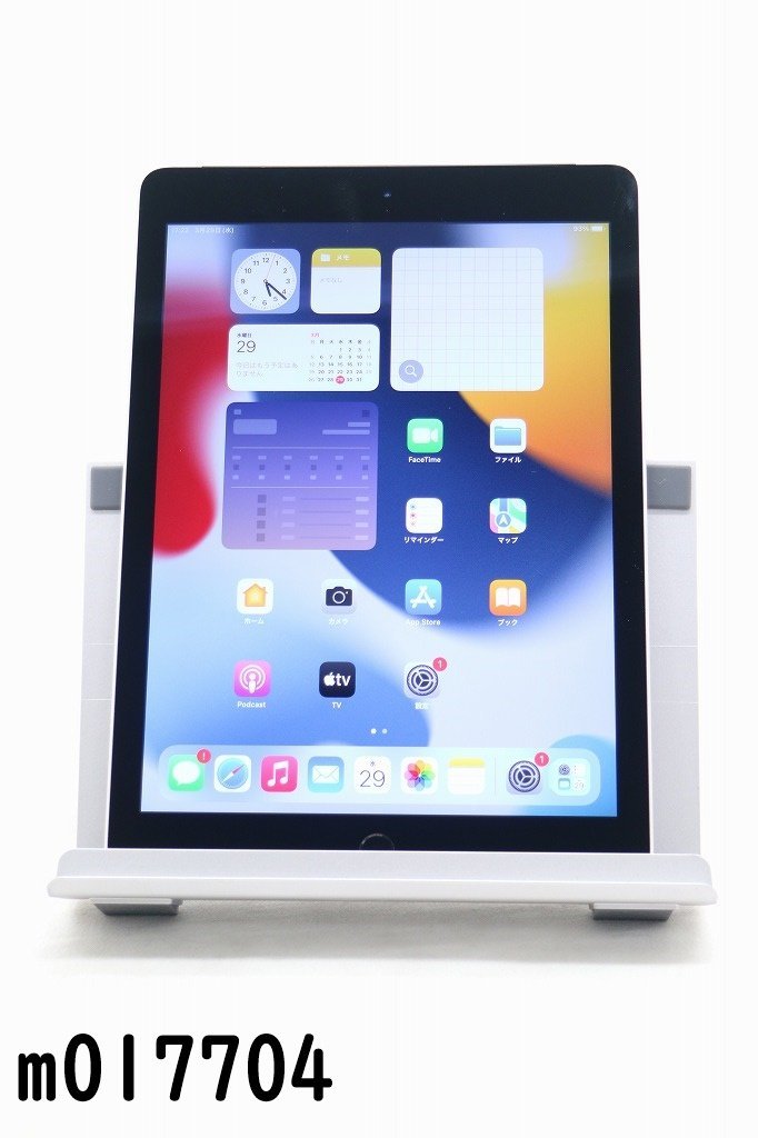 白ロム au SIMロックあり Apple iPad Air2 Wi-Fi+Cellular 32GB iPadOS15.7.3 スペースグレイ MNVP2J/A 初期化済 【m017704】