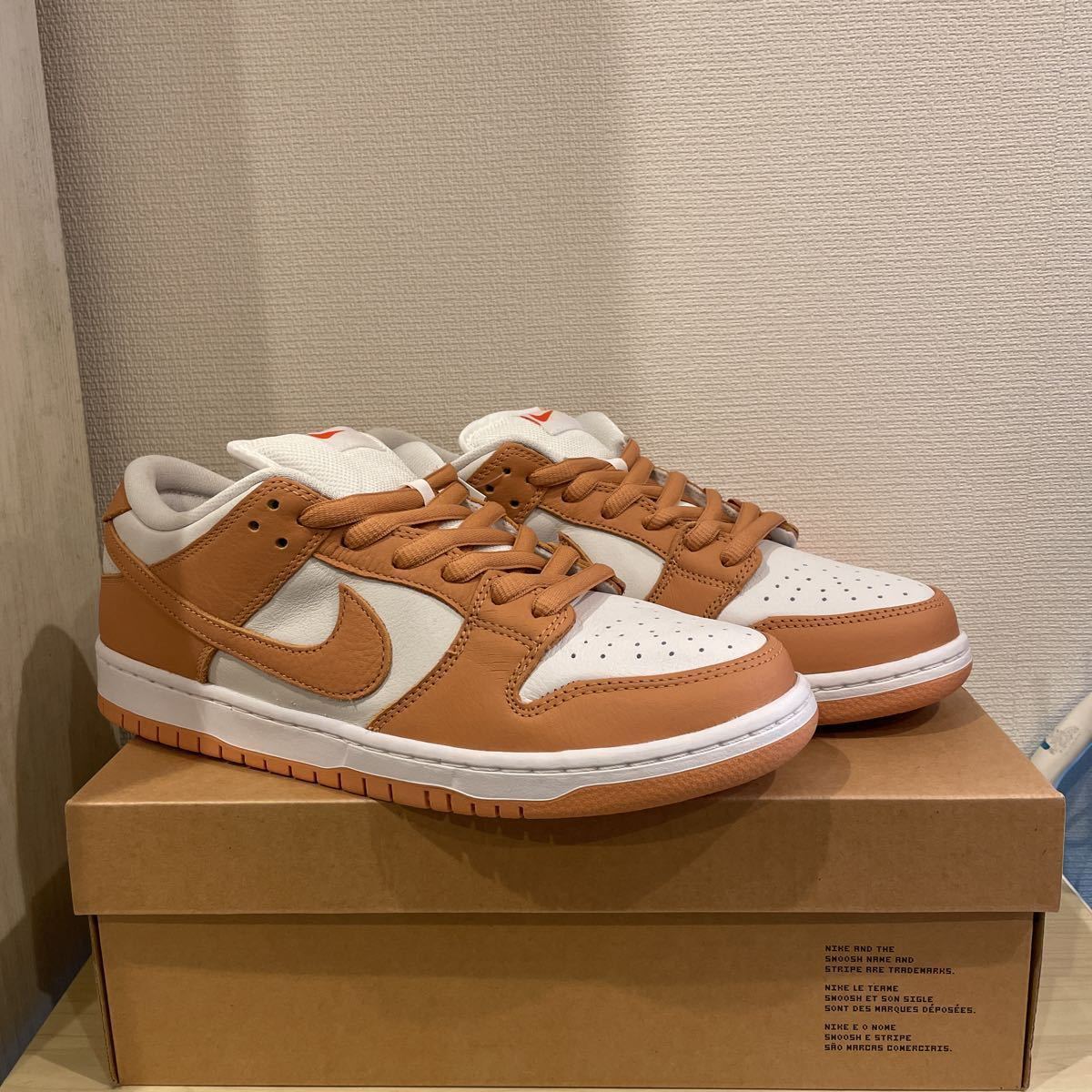 新品未使用28 5cm Nike SB Dunk Low Pro ISO Orange Label Light