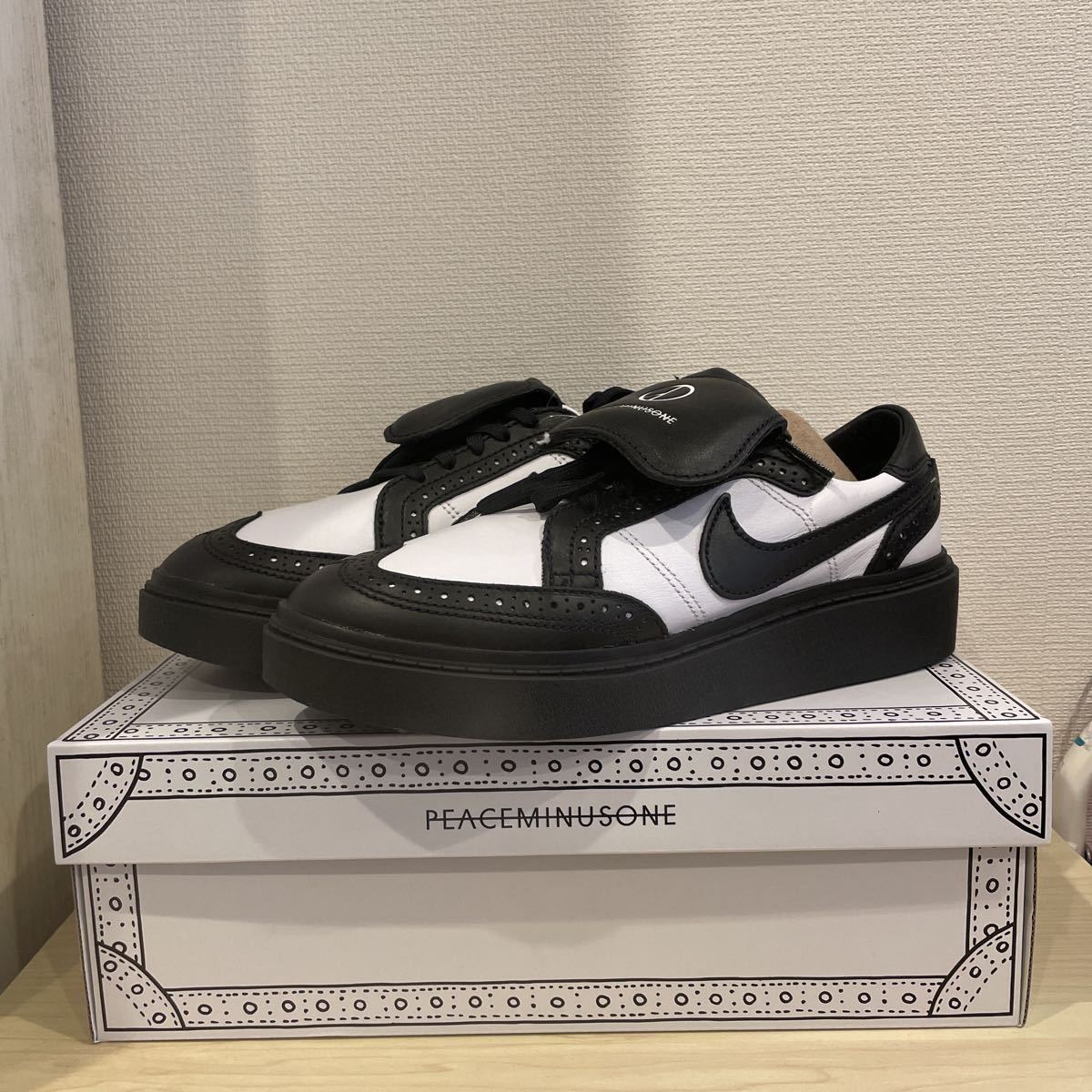 【21日まで】新品未使用24.5cm PEACEMINUSONE × Nike Kwondo 1 Black and Whiteピースマイナスワン ×  ナイキ クウォンド1 DH2482-101