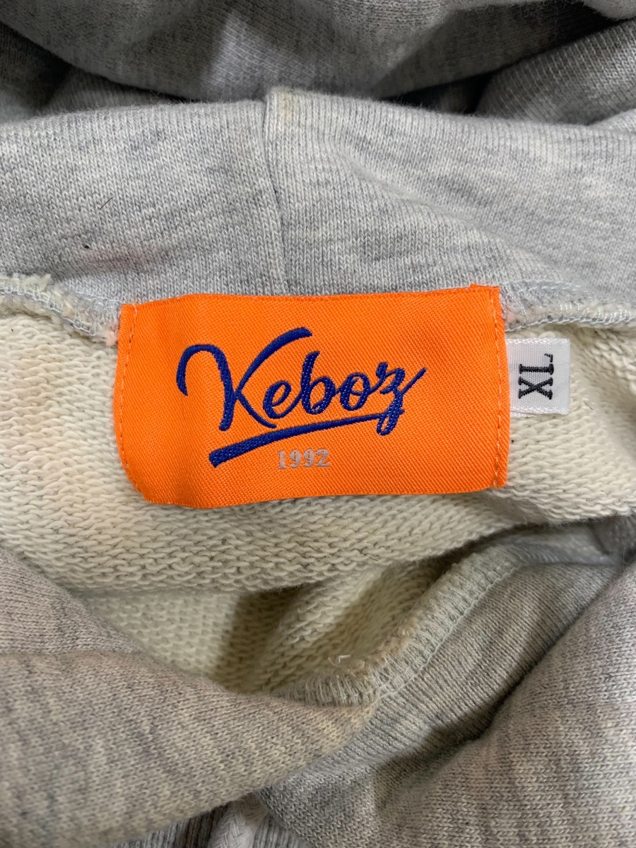 ケボズ KEBOZ パーカー グレー メンズ XL スウェットパーカー ケボズ KEBOZ パーカー グレー メンズ XL スウェットパーカー