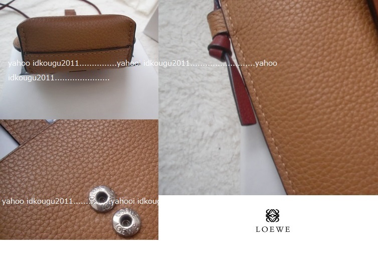  regular price approximately 9.1 ten thousand LOEWE buy /VERY DOMANI publication! Loewe pocket shoulder card inserting attaching smartphone bag pochette Cross body as good as new 