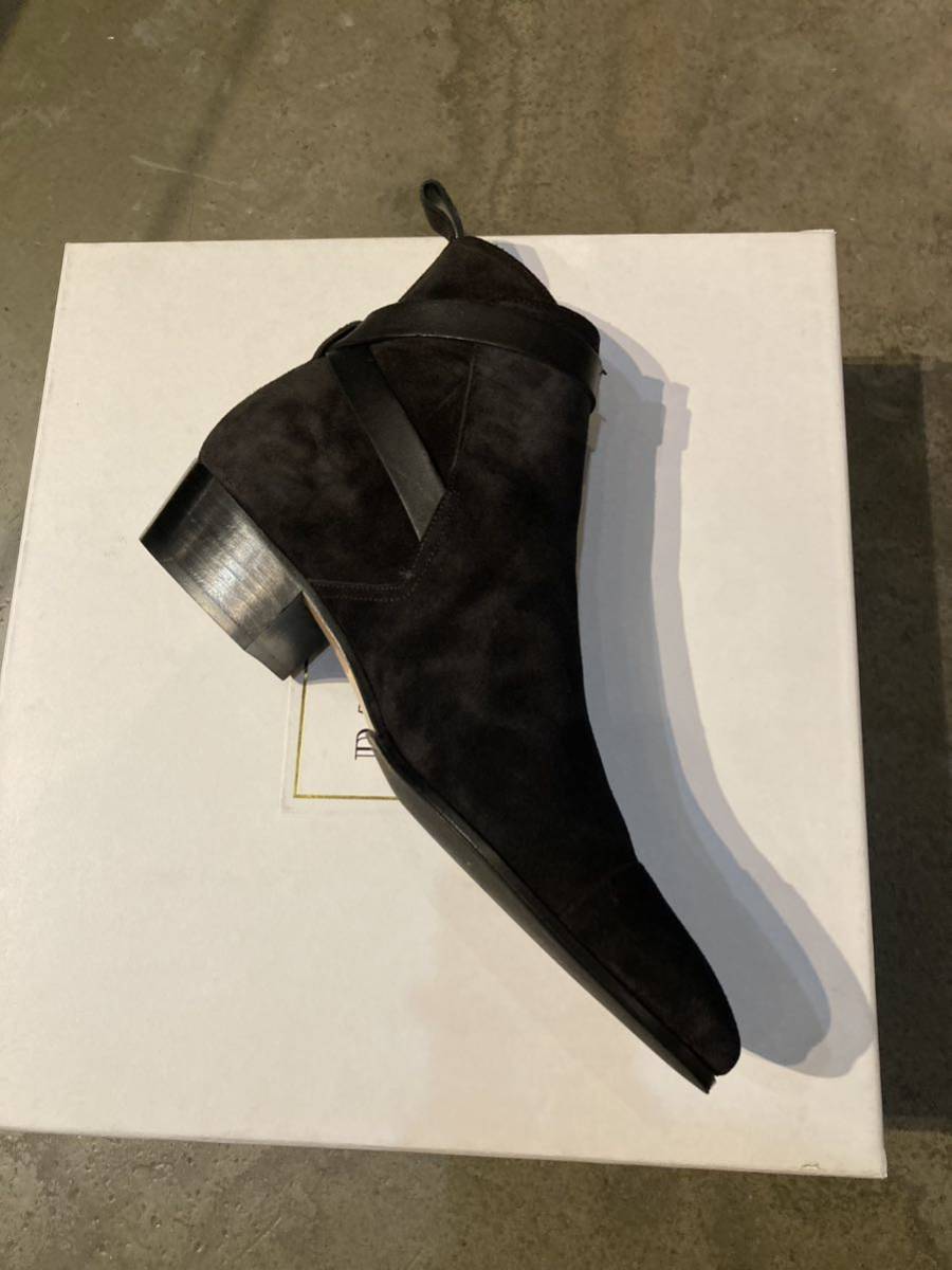 BALMAIN バルマン 新品同様 試着のみ スウェード ヒールブーツ 42-