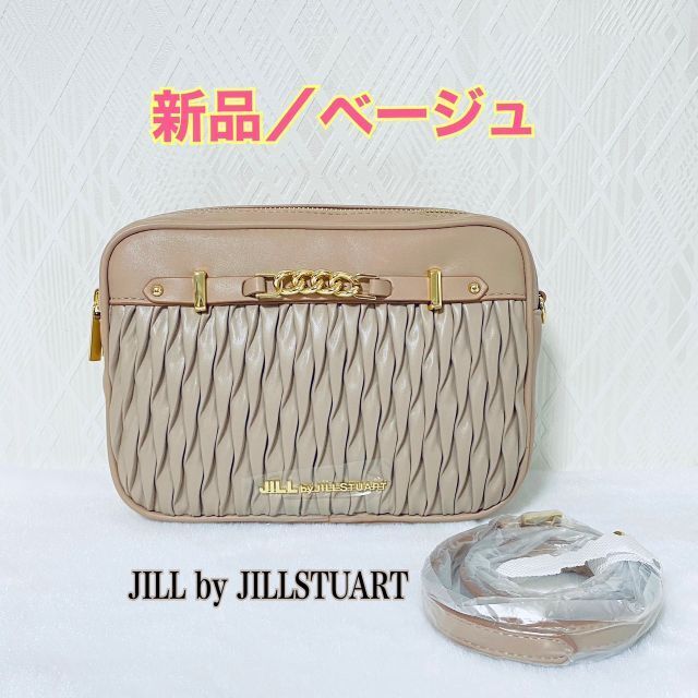 SALE】 JILL BY JILLSTUART パフィーポシェット ベージュ【新品