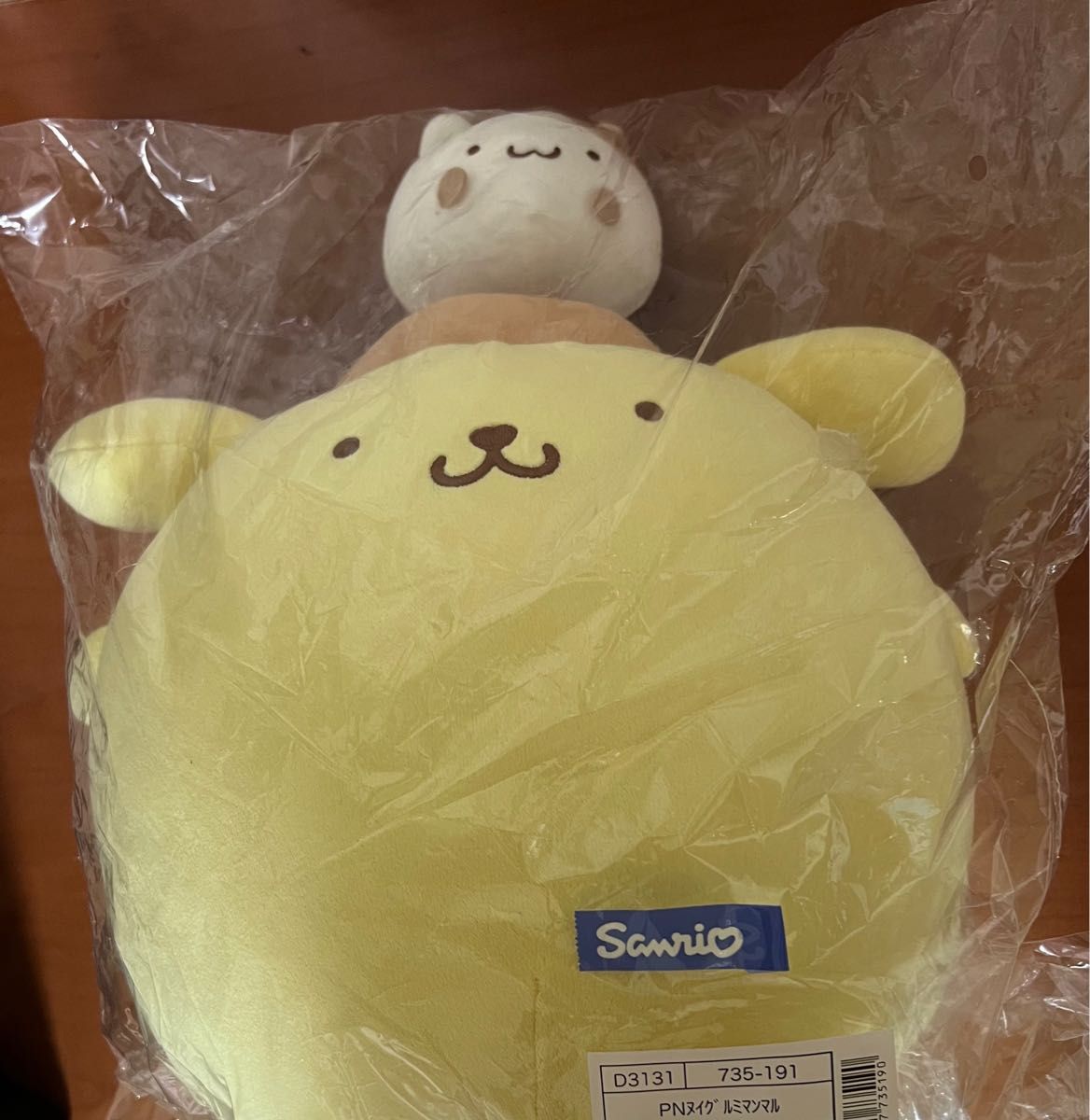 サンリオ ポムポムプリン プリン まんまるデザインシリーズ ぬいぐるみ 1点