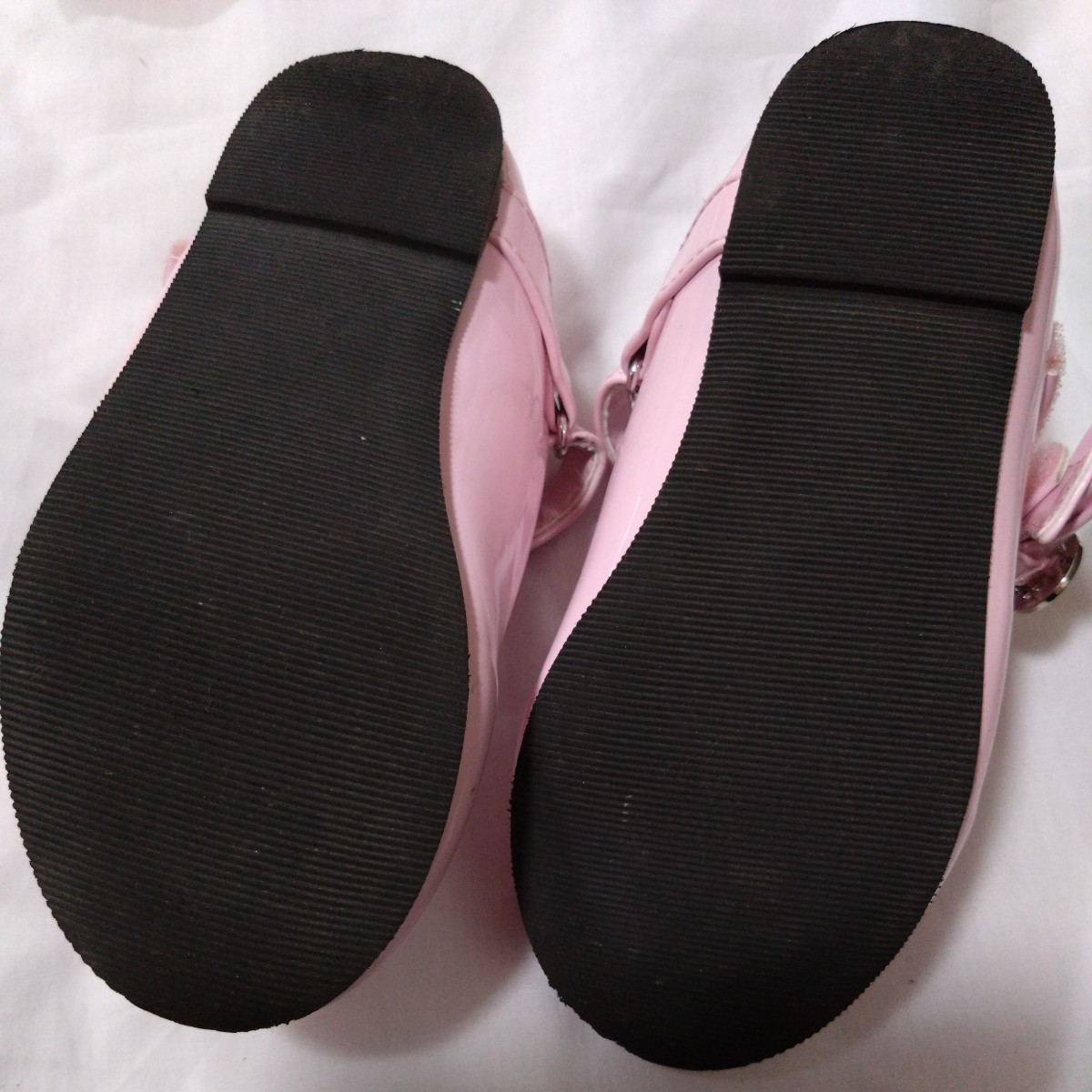 ディズニー：ビビディ・バビディ・ブティック：ピンクの靴(19㎝)＆巾着：東京ディズニーランド TDL TDR_画像3