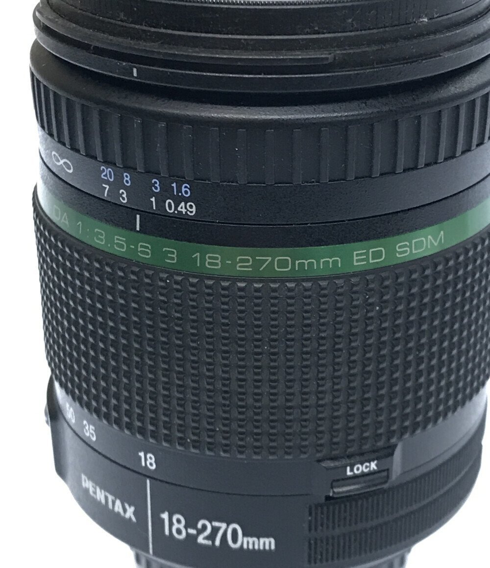 訳あり リコー 交換用レンズ smc PENTAX-DA 18-270mm F3.5-6.3 ED SDM
