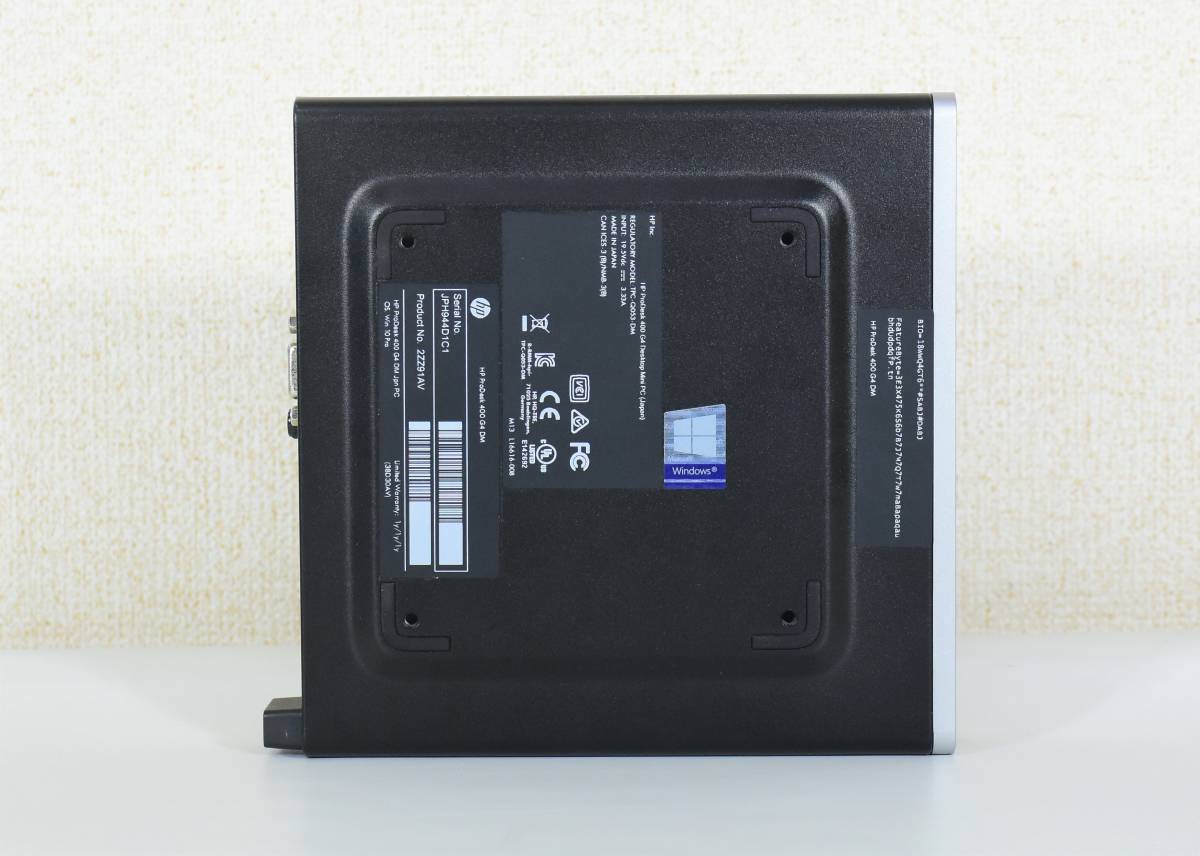 HP ProDesk 400 G4 Desktop Mini PC(japan)/Core i5-8500T HP ProDesk 400 G4 Desktop Mini PC(japan)/Core i5-8500T