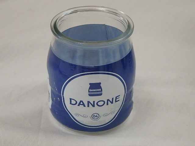 送料無料*フランス*ヴィンテージ*DANONE*ダノン*ヨーグルト*14個セット*ガラス*ポット*瓶*エンボス*カップ*雑貨*ビンテージ _画像4