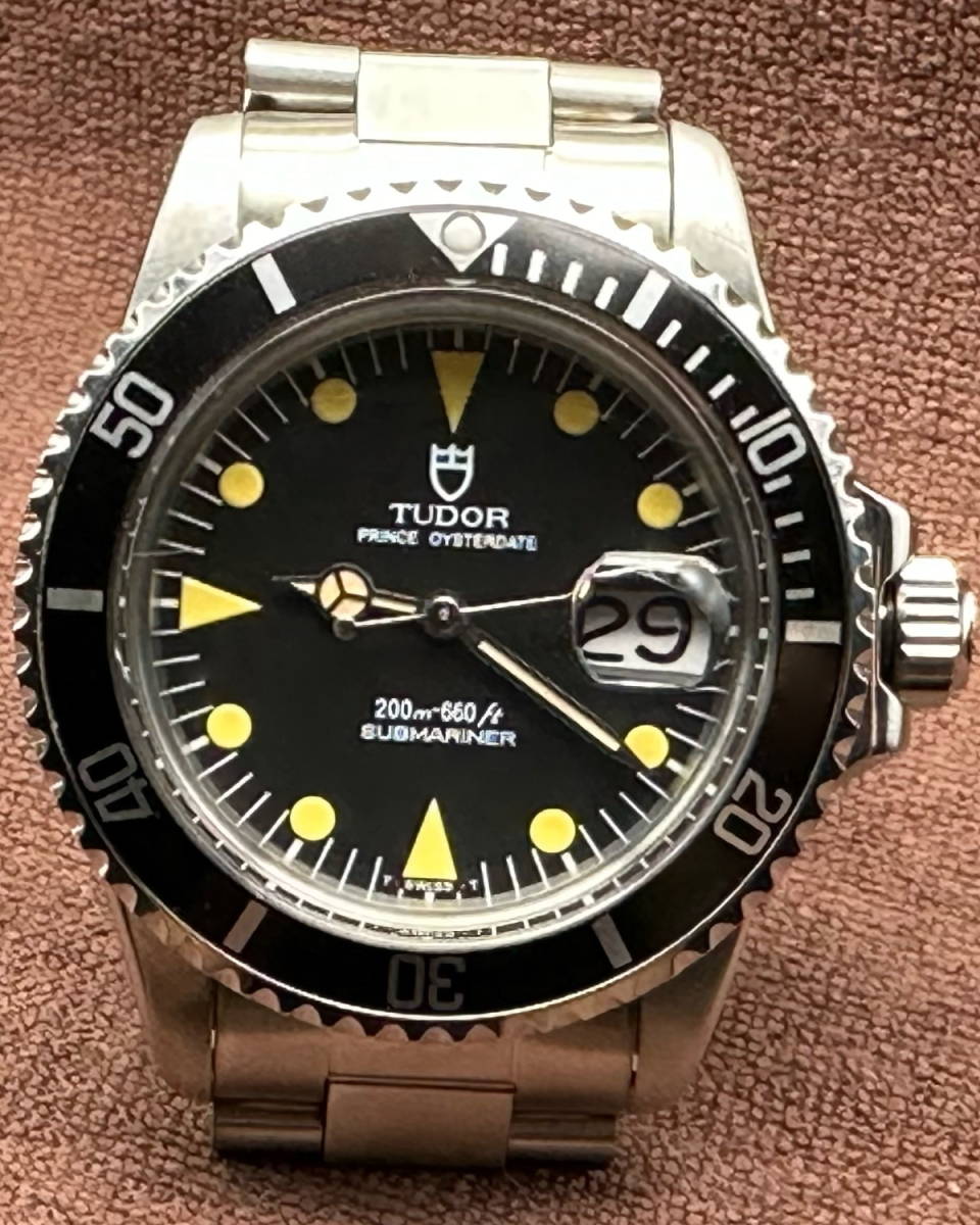 TUDOR ヴィンテージカスタム サブマリーナ 盾サブ Ref.79090 OH済 精度