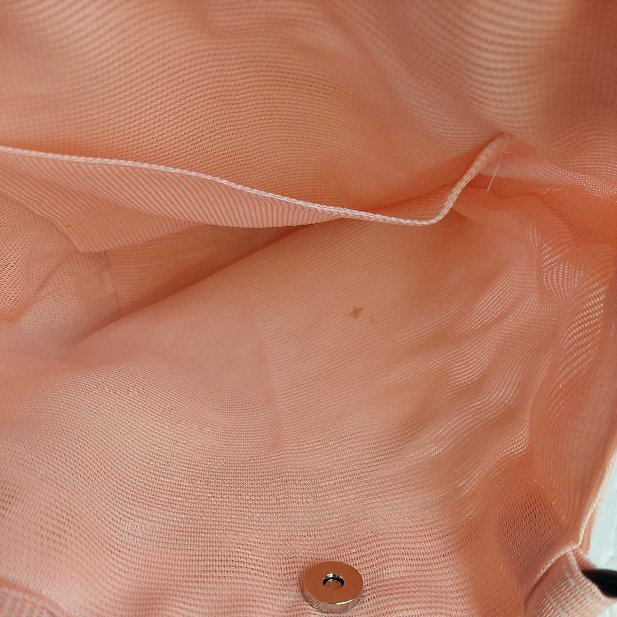 着物リメイク 古袋帯 ハンドメイド■淡いピンクの帯 トートバッグ&三角の小銭入れ付き_画像7