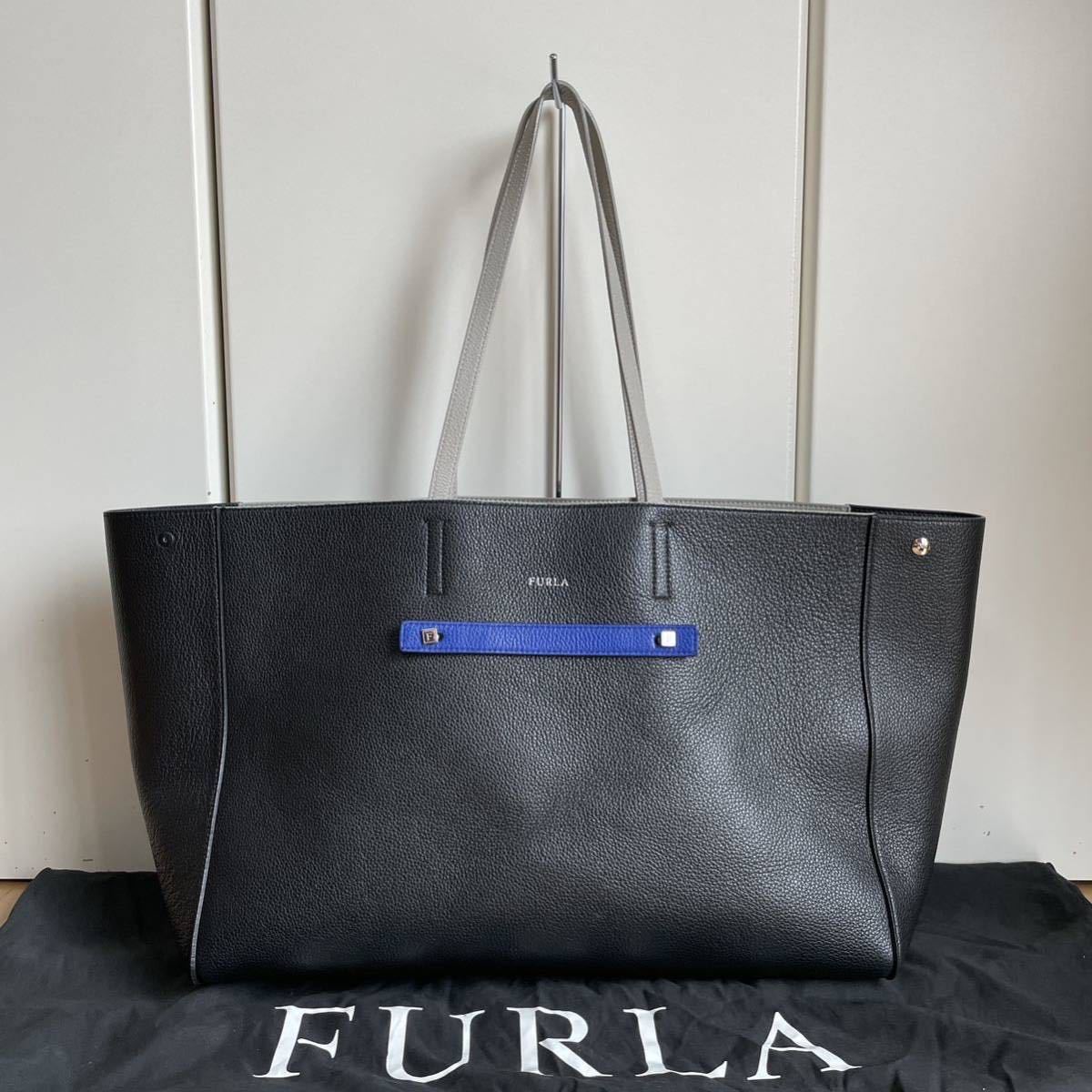 最終価格　フルラウオモ　FURLA UOMO リバーシブルトートバッグバイカラー中古