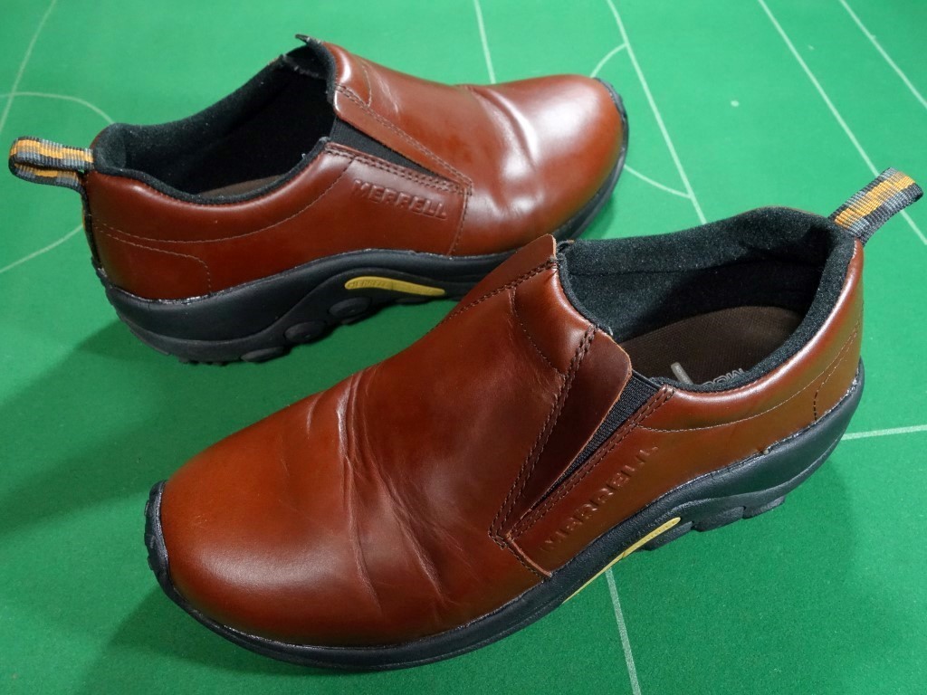 ▲メレル MERRELL ジャングルモック レザー ブラウン 26.5cm 中古・美品!!!▲_画像1