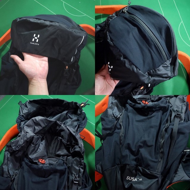 ▲旧ロゴ HAGLOFS ホグロフス 軽量 トレックパック L.I.M LIM SUSA 40 ブラック 美品!!!▲_画像3