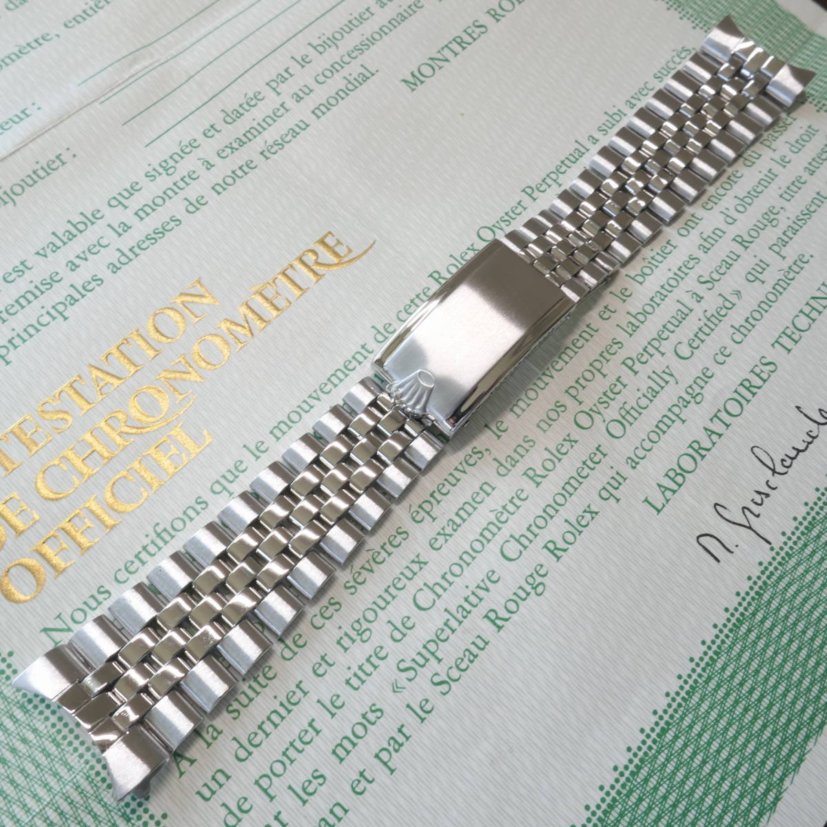 本物保証 極美□ROLEX純正ブレス デイトジャスト□20mm 6251H V2