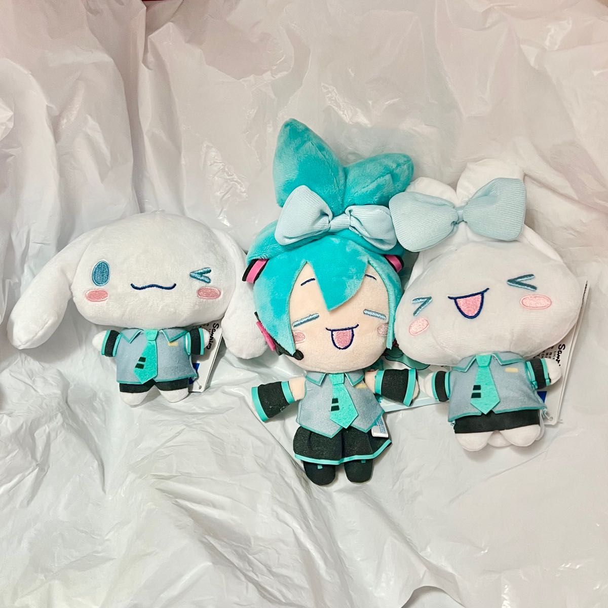 初音ミク × シナモロール プライズ ミニ ぬいぐるみ 全3種