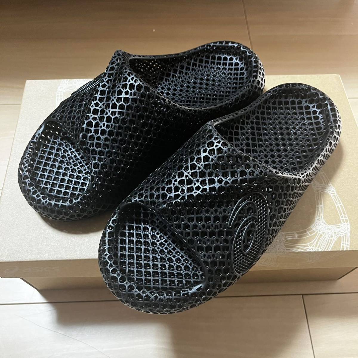 S Asics Actibreeze 3D Sandal Black アシックス アクティブリーズ 3D サンダルの画像1