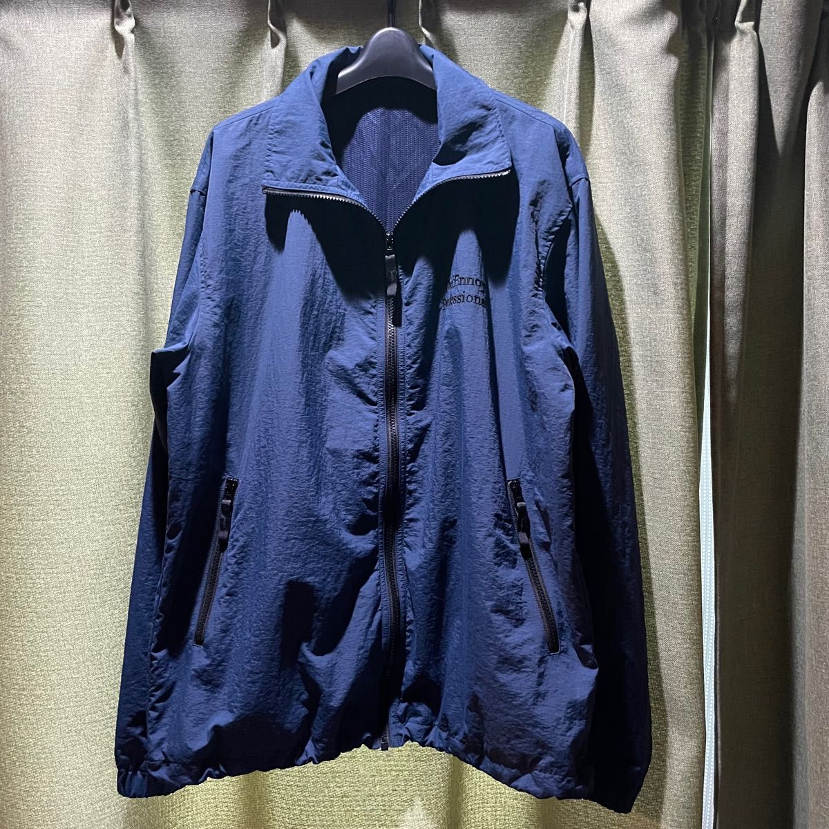 ennoy china blue L ナイロン ジャケット シャカシャカ ennoy china blue L ナイロン ジャケット シャカシャカ