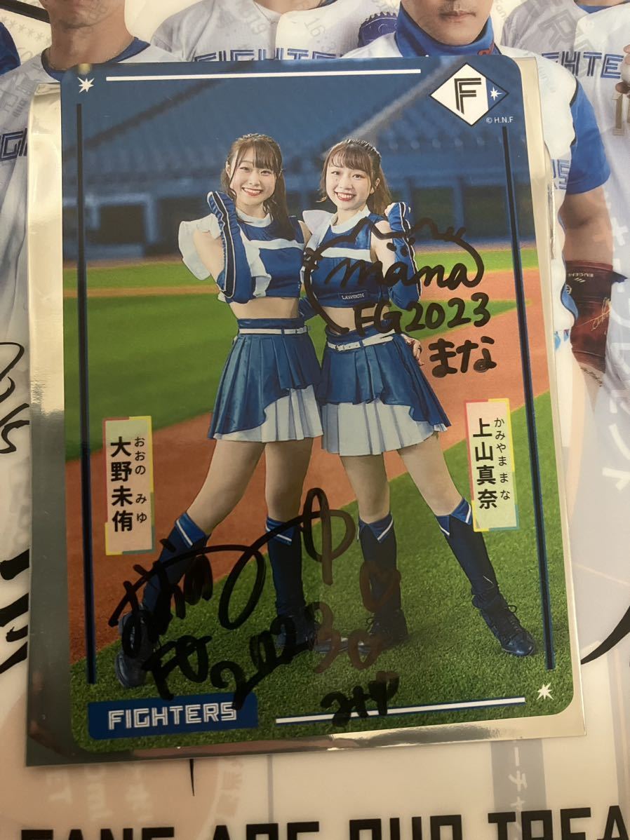 値下げする特売 ファイターズガールCD&直筆サイン入りトレカ(大野未