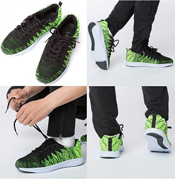  running shoes lime 26.5 sneakers men's shoes sport shoes walking shoes training Jim light weight shoes casual 