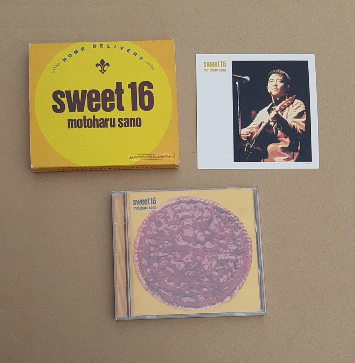 佐野元春 CD sweet16 motoharu sano 音楽 コレクション HOME DELIVERY ケース付き_画像2