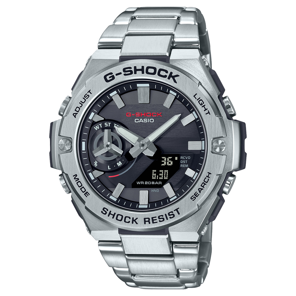 カシオ CASIO G-SHOCK G-STEEL GST-B500D-1AJF タフソーラー カーボン