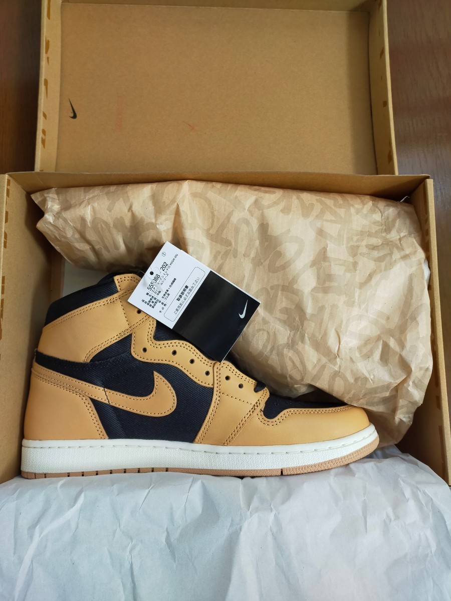 新品正規品　Nike Air Jordan 1 Retro High OG Vachetta Tan 27.5cm 555088-202 ナイキ　エア　ジョーダン　1 ヴァチェッタ　タン_画像1