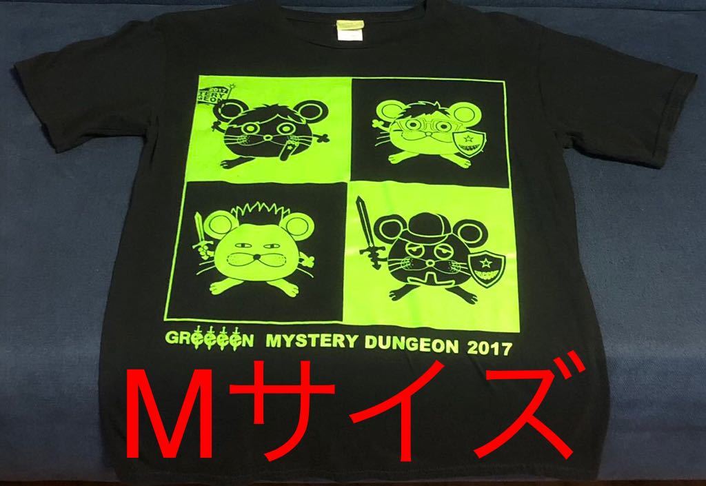 即決!★ Mサイズ★GReeeeN★グリーン★MYSTERY DUNGEON 2017★Tシャツ★中古!