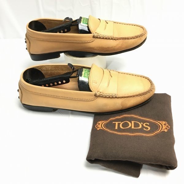 TOD'S/トッズ【Women's size -36 22 5-23 0】モカシン コイン