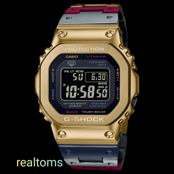廃盤 限定 GMW-B5000TR-9JR 電波ソーラー フルメタル Bluetooth