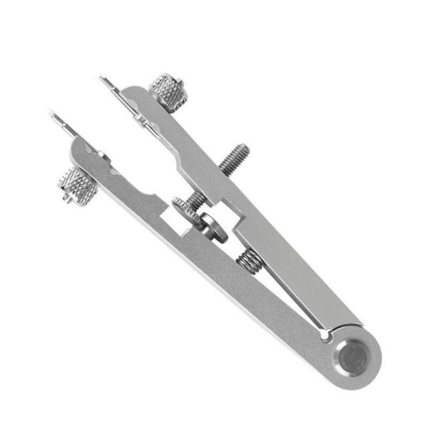 free shipping! both grip type wristwatch spring stick removing silver tool belt adjustment apparatus repair tool length adjustment exchange repair kit 