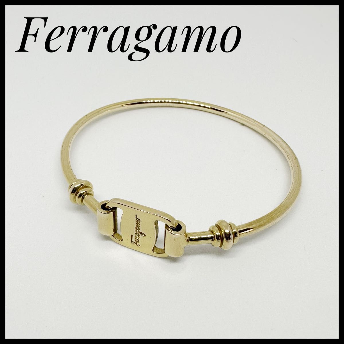 Salvatore Ferragamo フェラガモ バングル ヴァラ ゴールド