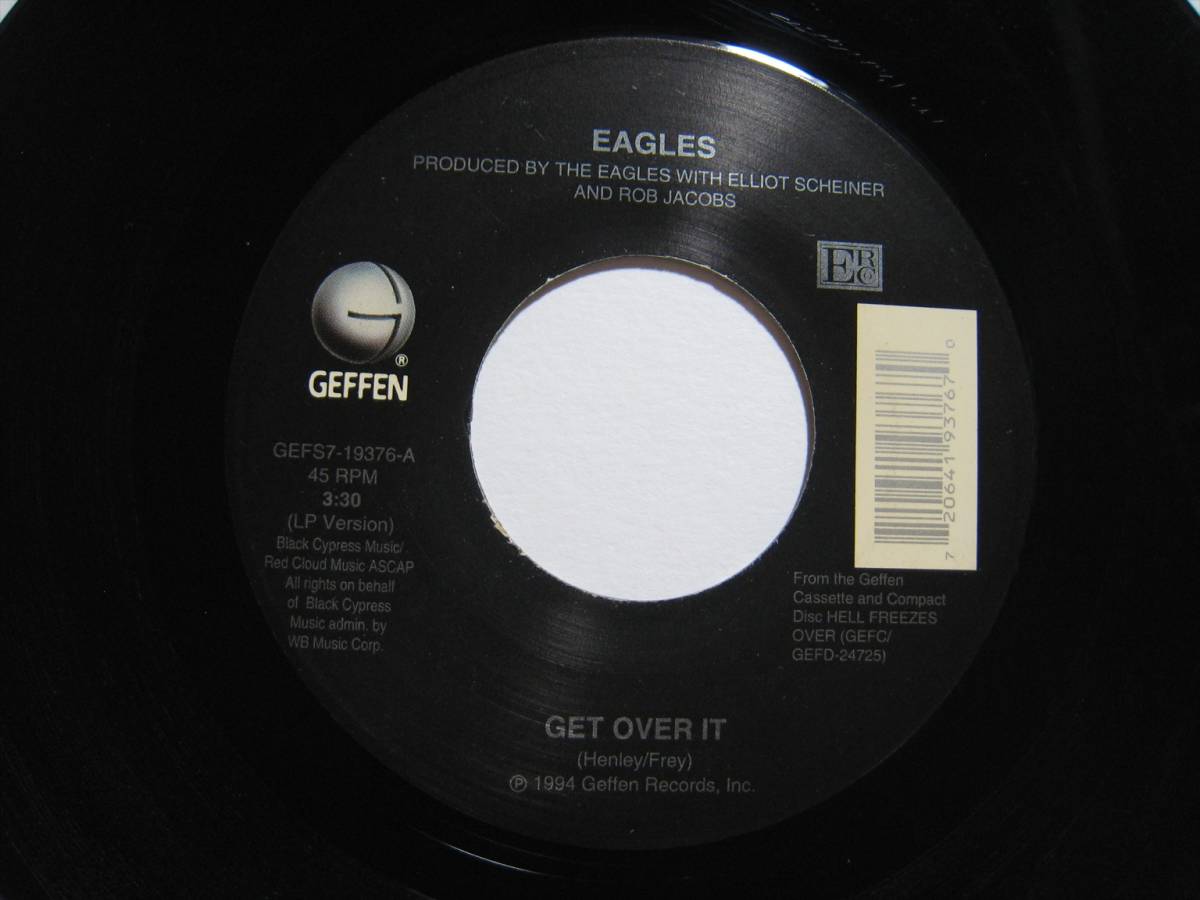 【7”】 EAGLES / GET OVER IT US盤 イーグルス ゲット・オーヴァー・イット_画像1
