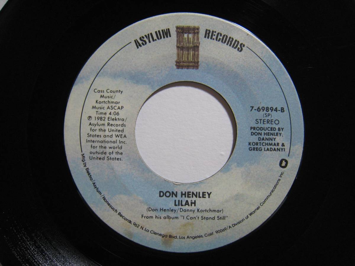 【7”】 DON HENLEY / DIRTY LAUNDRY US盤 ドン・ヘンリー ダーティ・ランドリィ EAGLES 関連_画像3