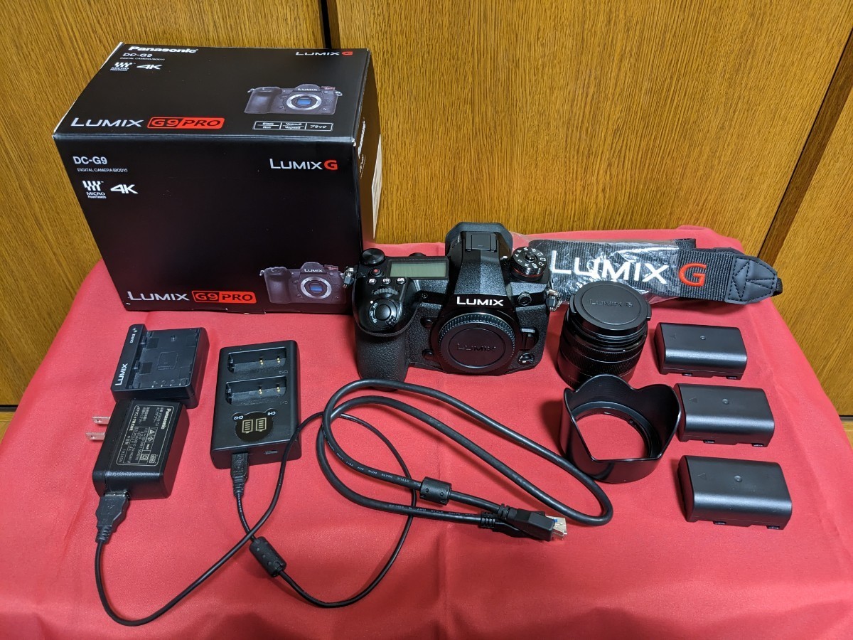 美品 LUMIX G9-Pro ボディ+14-42mm標準ズーム付 シャッター数1413
